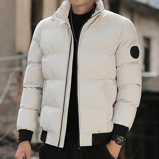 Men's Stand Collar Thickened Casual Jackets