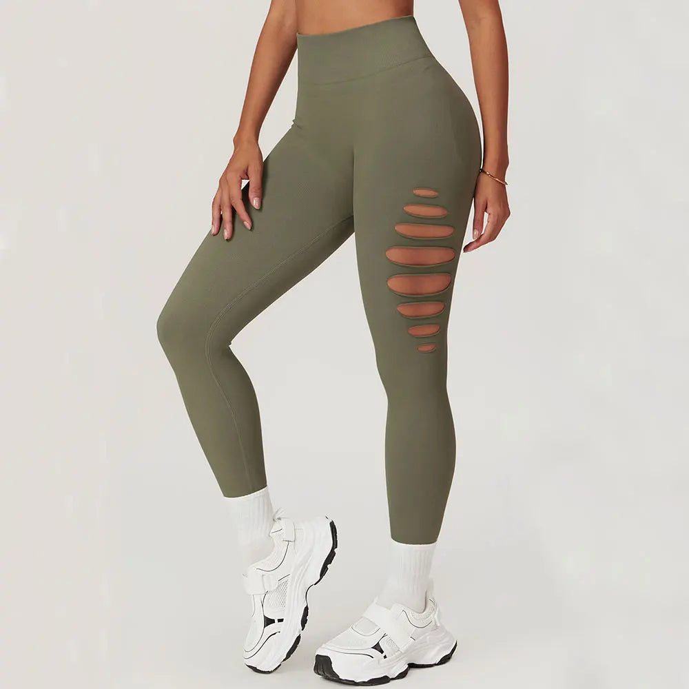 Modern High-Waist Seamless Yoga Leggings