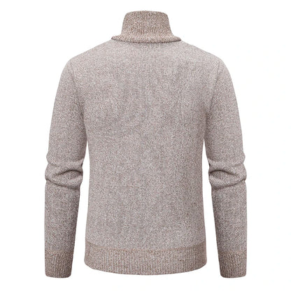 Beyond Luxury Zipper Cardigan Sweater