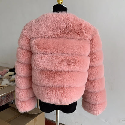 Vogrtcc Cropped Fur Jacket