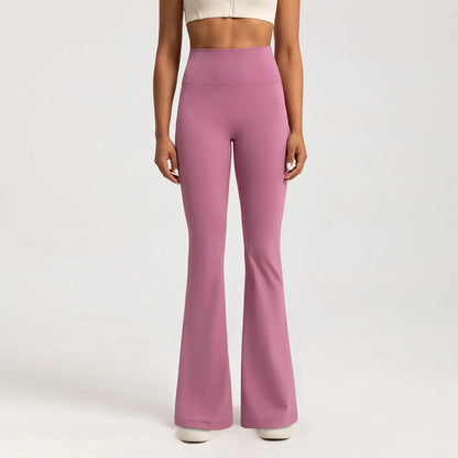 High-Waisted Flare-Leg Yoga Pants