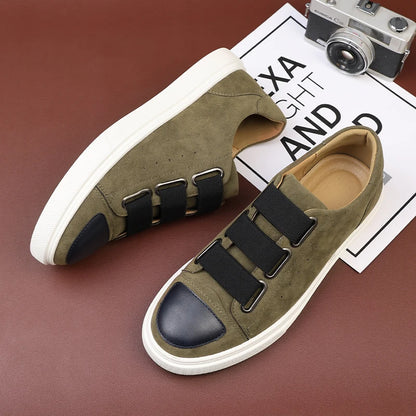 Enzo Mathis Leather Sneakers