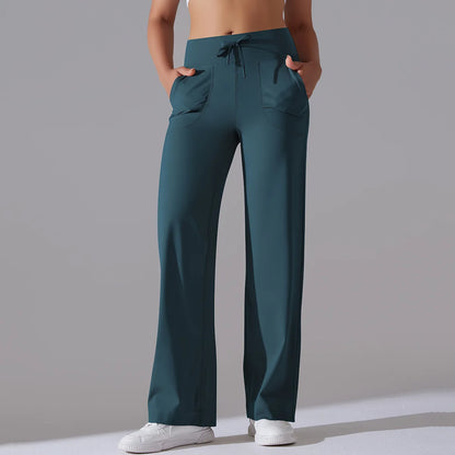 Fern Flare Pocket Wide Leg Leggings