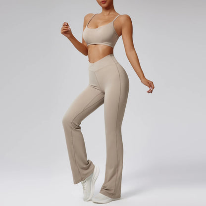 Alaina Flare Leggings & Bra Sets