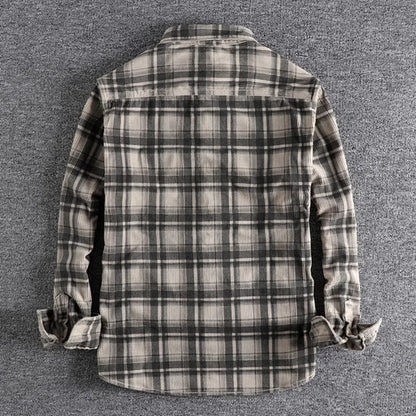 Men's Premium Cotton Check Shirt