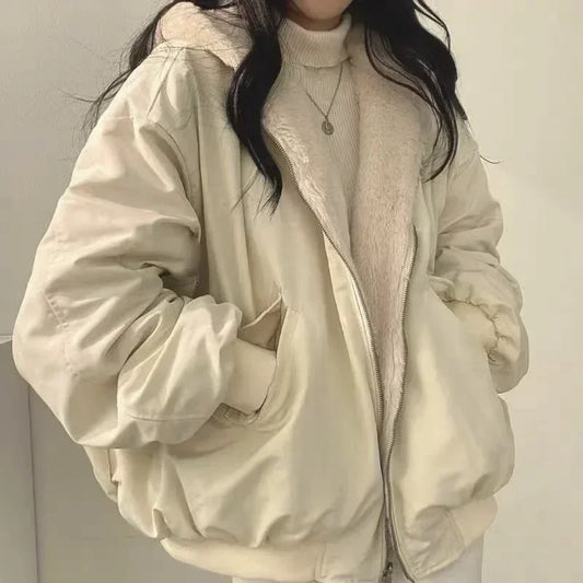 Harper Reversible Zipper Hoodie Jackets