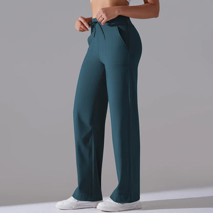 Fern Flare Pocket Wide Leg Leggings