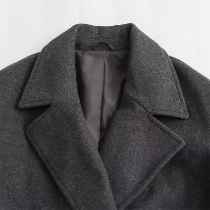 Chloe Double-Breasted Long Coat