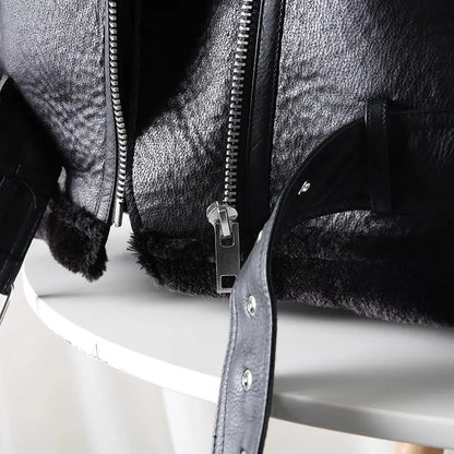 Women's Thick Warm Lamb Feather Jacket
