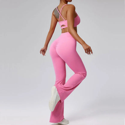 Alaina Flare Leggings & Bra Sets