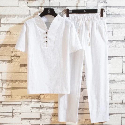 Austin™ 100% Premium Cotton Shirt & Trousers Set