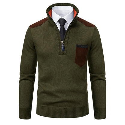 Beyond Luxury Zipper Cardigan Sweater
