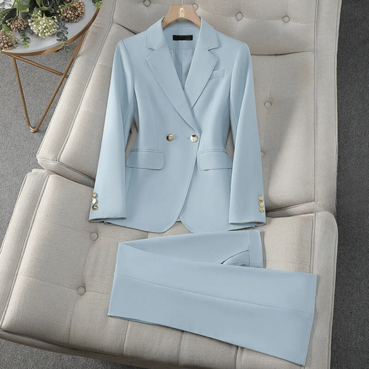 Marissa Sapphire Symphony Blazer Set
