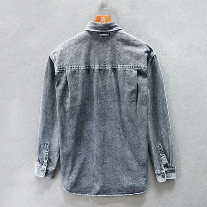 Florence Loose Sleeve Denim Shirt