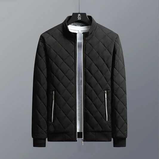 Ronan Diamond Pattern Quilted Jacket