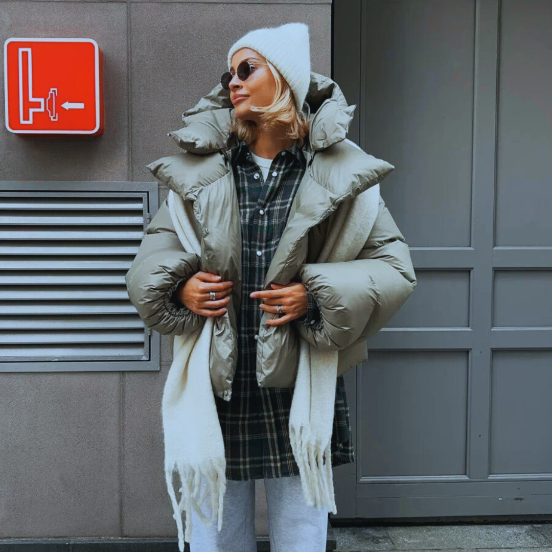 Women's Hooded Quilted Puffer Jacket