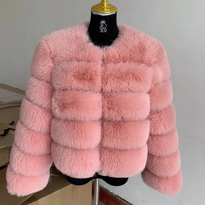 Vogrtcc Cropped Fur Jacket