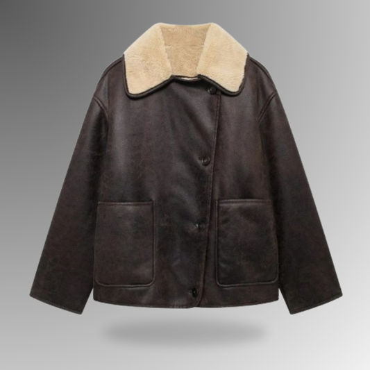 Women's Double Faced Leather Jacket