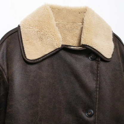 Women's Double Faced Leather Jacket