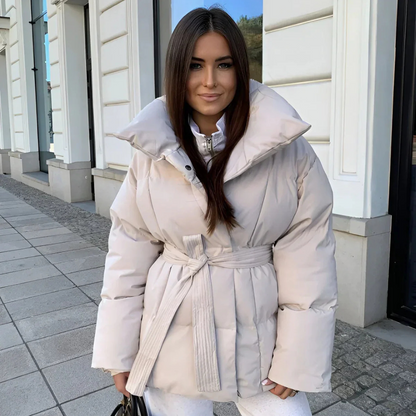 Women's Oversized Stand Collar Puffer Jacket