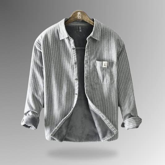 Men's High-Quality Winter Vertical Stripes Shirts