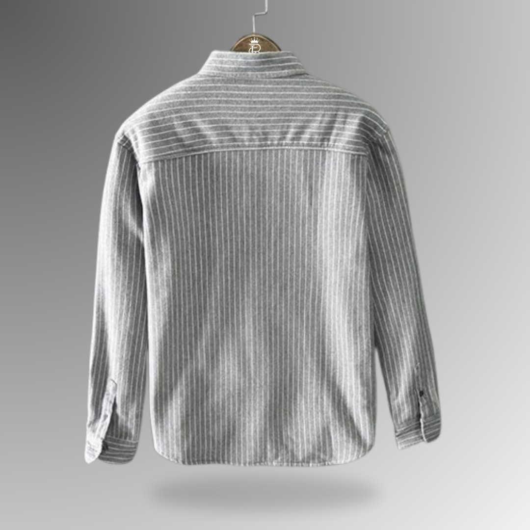 Men's High-Quality Winter Vertical Stripes Shirts