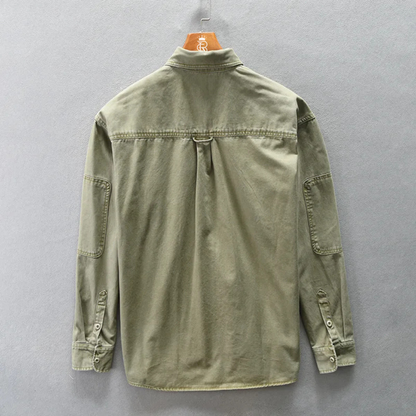 Men's Multi-Pocket Long Sleeve Shirt