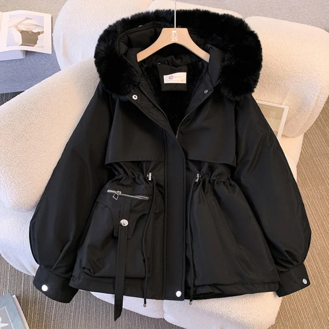 Women's Warm Fleece Lined Puffer Jacket