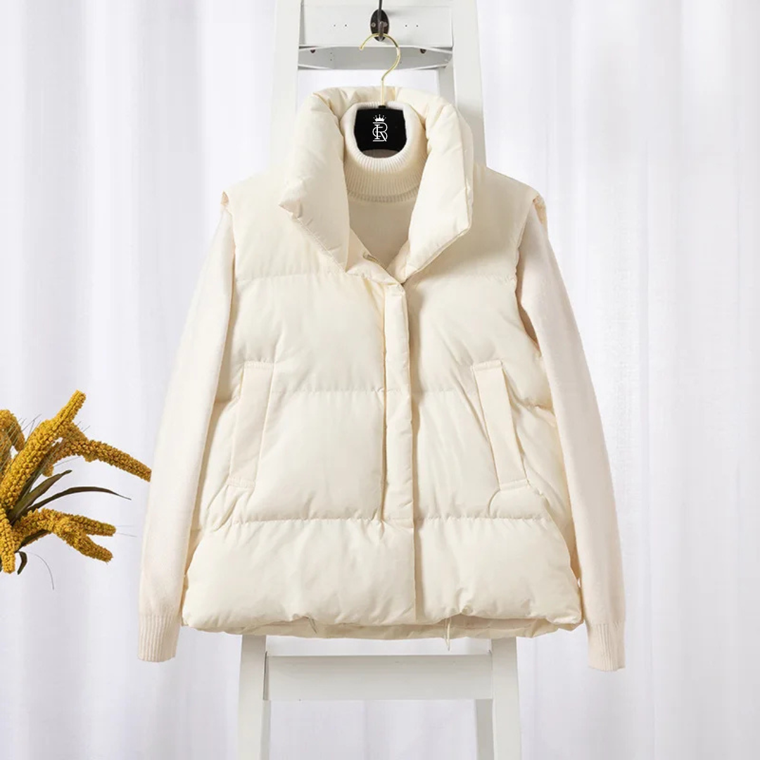 Women's Warm Cropped Vest Jackets