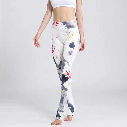 Plum Blossom Sports Leggings