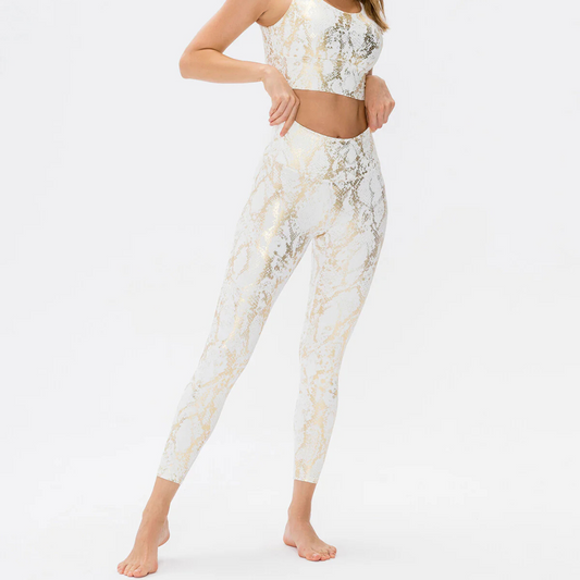 Emery Metallic Skinny Leggings