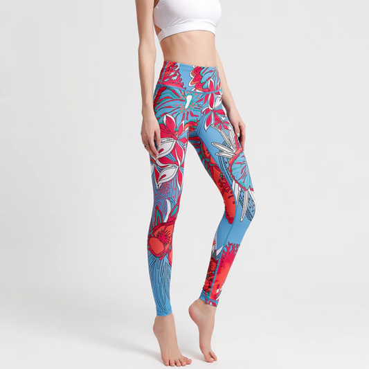 Red Orchid Sports Leggings