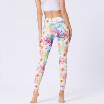 Pastel Floral Leggings