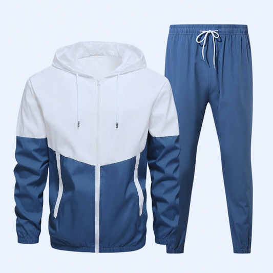 Men's Patchwork Casual Tracksuit
