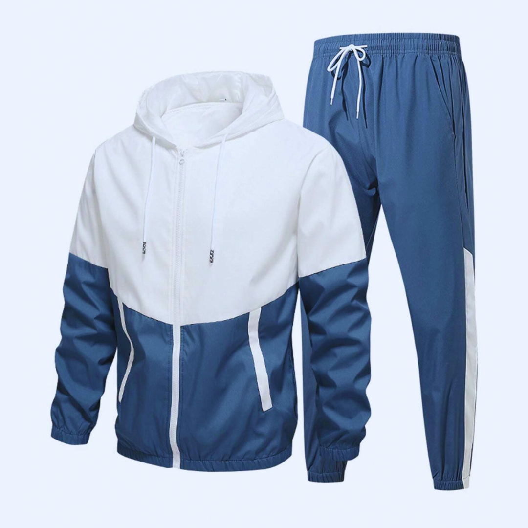 Men's Patchwork Casual Tracksuit