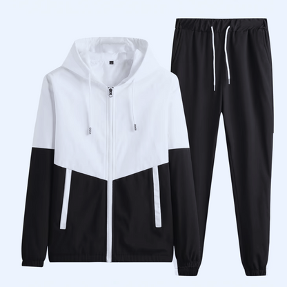 Men's Patchwork Casual Tracksuit