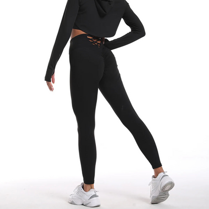 Gizus Scrunch Capri Leggings