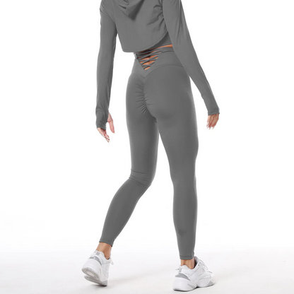 Gizus Scrunch Capri Leggings