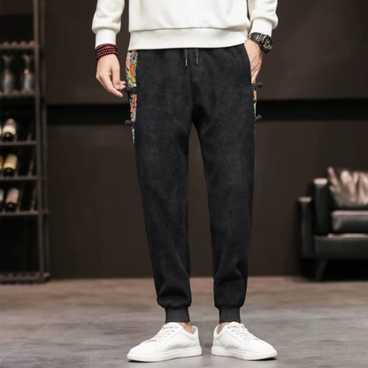 Men's Patchwork Art Joggers