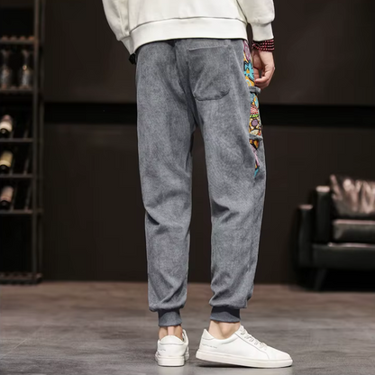 Men's Patchwork Art Joggers