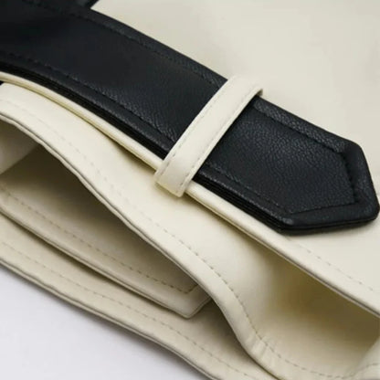 Bianca Two-Tone Leather Jacket