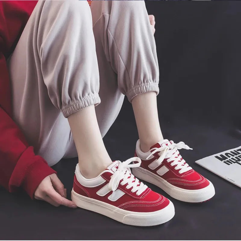 Women's Soft Thick Canvas Sneakers